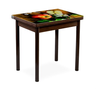 Кухонный пристенный стол СПА-02 СТФ, венге/фотопечать дерево/опоры коричневый в Нальчике