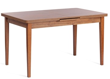 Кухонный раздвижной стол AISHA (mod. 1151) ЛДСП+меламин/дерево граб, 130+35х80х75, walnut (орех) арт.19485 в Нальчике