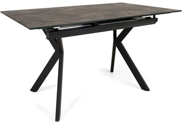 Кухонный раздвижной стол Бордо 1CX 140х85 (Oxide Nero/Графит) в Нальчике