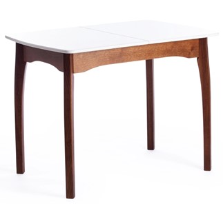 Раздвижной стол Caterina, бук/мдф, 100+30x70x75, коричневый, белый арт.15856 в Нальчике