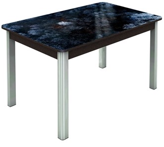 Обеденный раздвижной стол Гамбург исп. 1, ноги метал. крашеные №23 (Exclusive h108/венге) в Нальчике