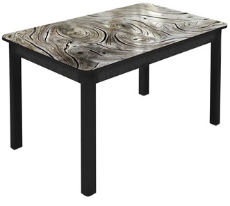 Обеденный раздвижной стол Гамбург Мини, ноги метал. крашеные №23 (Exclusive h140/черный) в Нальчике