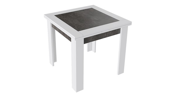Раздвижной стол Хьюстон тип 3 (Белый/Ателье темный) в Нальчике - изображение