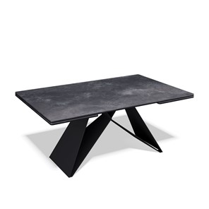 Керамический обеденный стол KB1400, черный/керамика черная в Нальчике