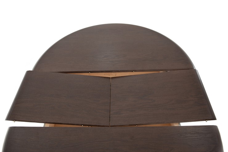 Стол раздвижной Леонардо-1 исп. Круг 1000, тон 12 (Морилка/Эмаль) в Нальчике - изображение 5