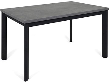 Обеденный раздвижной стол Нагано-3L (ноги черные, серый камень) в Нальчике