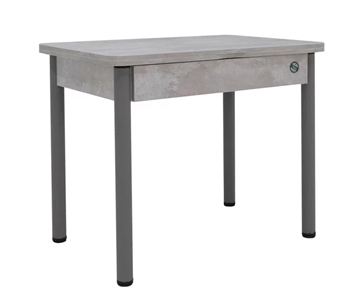 Кухонный стол раскладной Ивару Прайм-3Р, Цемент светлый в Нальчике
