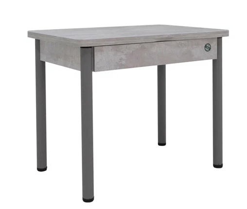 Кухонный стол раскладной Прайм-3Р, Цемент светлый в Нальчике - изображение