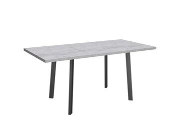Кухонный стол раскладной Робин, опоры прямые, цемент светлый в Нальчике - предосмотр 4