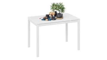 Кухонный стол раздвижной Слайд тип 2 (Белый матовый, Белый) в Нальчике - предосмотр
