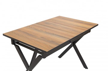 Кухонный раскладной стол Стайл № 11 (1100/1500*700 мм.) столешница пластик, форма Форте, с механизмом бабочка в Нальчике - предосмотр 1