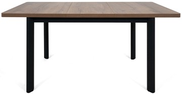 Кухонный стол раскладной Токио-2L (ноги металлические черные, дуб табако) в Нальчике - предосмотр 4