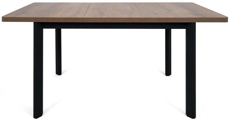 Кухонный стол раскладной Токио-2L (ноги металлические черные, дуб табако) в Нальчике - изображение 4