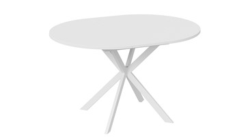 Кухонный обеденный стол Мэдисон Тип 1 (Белый муар, Белый) в Нальчике - предосмотр 3