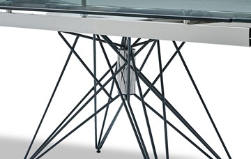 Кухонный раскладной стол T-041 (140) прозрачный в Нальчике - предосмотр 2