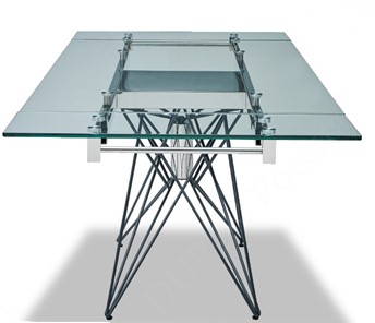 Кухонный раскладной стол T-041 (140) прозрачный в Нальчике - предосмотр 4