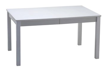 Кухонный раскладной стол Нагано-2 стекло белое opti (хром-лак) 1 в Нальчике