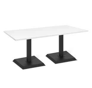 Кухонный обеденный стол SHT-TU5-BS2 (2 шт.)/ТT 120/80 (черный/белый шагрень) в Нальчике
