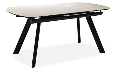 Кухонный раскладной стол Шамони 2CQ 160х90 (Oxide Avorio/Графит) в Нальчике - предосмотр