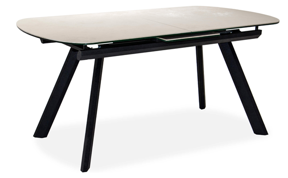 Кухонный раскладной стол Шамони 2CQ 160х90 (Oxide Avorio/Графит) в Нальчике - изображение