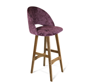 Барный стул SHT-ST34 / SHT-S65 (вишневый джем/дуб брашированный коричневый) в Нальчике