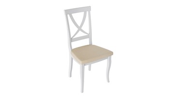 Обеденный стул Лион 2 (Белый матовый/тк № 108) в Нальчике