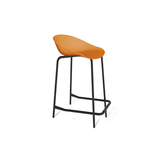 Барный стул SHT-ST19/S29-1 (оранжевый/черный муар) в Нальчике