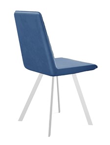 Обеденный стул 202, микровелюр B8 blue, ножки белые в Нальчике - предосмотр 2