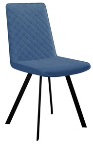 Обеденный стул 202, микровелюр B8 blue, ножки черные в Нальчике
