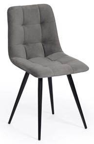 Обеденный стул CHILLY (mod. 7095-1) 45х53х88 серый barkhat 26/черный арт.17293 в Нальчике