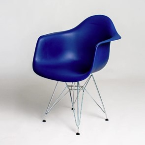Обеденный стул DSL 330 Chrom (темно-синий) в Нальчике - предосмотр