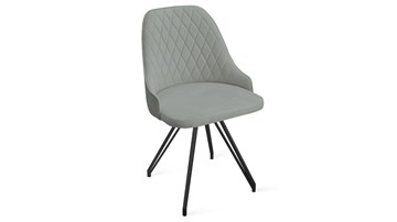 Обеденный стул Гранд К4 (Черный муар/Велюр Confetti Silver) в Нальчике