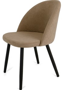 Обеденный стул Капри-5, ноги R38 черные/велюр T184 Кофе с молоком в Нальчике