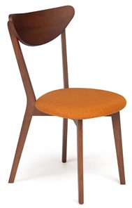 Обеденный стул MAXI (Макси), бук/ткань 86x48,5x54,5 Оранжевый/коричневый (2 шт) арт.10467 в Нальчике