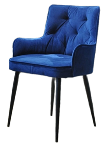 Мягкий стул Модерн синий в Нальчике - предосмотр