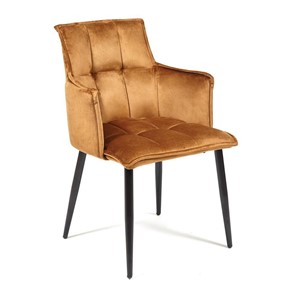 Обеденный стул SASKIA (mod. 8283) 55х61х85 коричневый (G-062-61)/черный в Нальчике