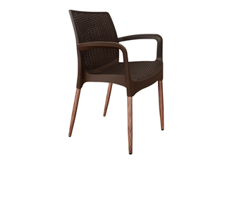 Обеденный стул SHT-ST68/S424-С (коричневый/темный орех) в Нальчике