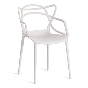 Стул обеденный Cat Chair (mod.028) пластик, 54,5*56*84 белый арт.12654 в Нальчике