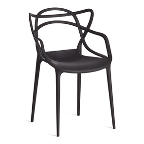 Стул обеденный Cat Chair (mod.028) пластик, 54,5*56*84 черный, арт.19627 в Нальчике