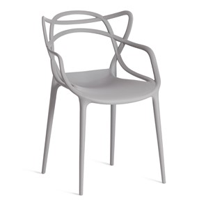Обеденный стул Cat Chair (mod.028) пластик, 54,5*56*84 серый, арт.19626 в Нальчике