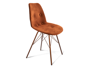 Обеденный стул SHT-ST29-C2 / SHT-S37 (песчаная буря/медный металлик) в Нальчике