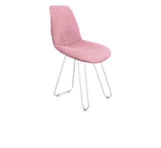 Обеденный стул SHT-ST29-С22 / SHT-S106 (розовый зефир/хром лак) в Нальчике