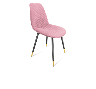 Обеденный стул SHT-ST29-С22 / SHT-S95-1 (розовый зефир/черный муар/золото) в Нальчике