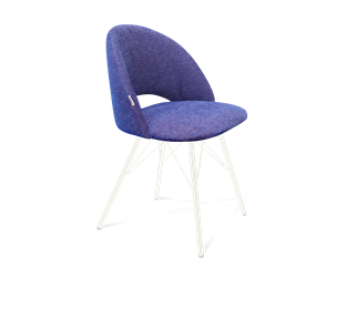 Обеденный стул SHT-ST34 / SHT-S37 (синий мираж/белый муар) в Нальчике