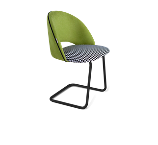 Обеденный стул SHT-ST34-3 / SHT-S45-1 (оливковый/гусиная лапка/черный муар) в Нальчике
