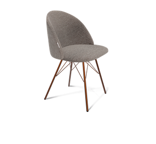 Обеденный стул SHT-ST35 / SHT-S37 (тростниковый сахар/медный металлик) в Нальчике