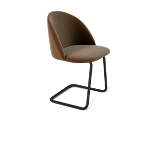 Обеденный стул SHT-ST35 / SHT-S45-1 (кофейный ликер/черный муар) в Нальчике