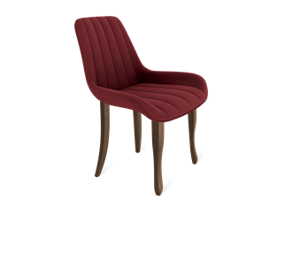 Обеденный стул SHT-ST37 / SHT-S122 (рубиновое вино/темный орех/черный муар) в Нальчике