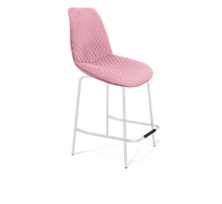 Полубарный стул SHT-ST29-С22 / SHT-S29P-1 (розовый зефир/хром лак) в Нальчике