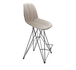 Полубарный стул SHT-ST29-С22 / SHT-S66-1 (лунный камень/черный муар) в Нальчике